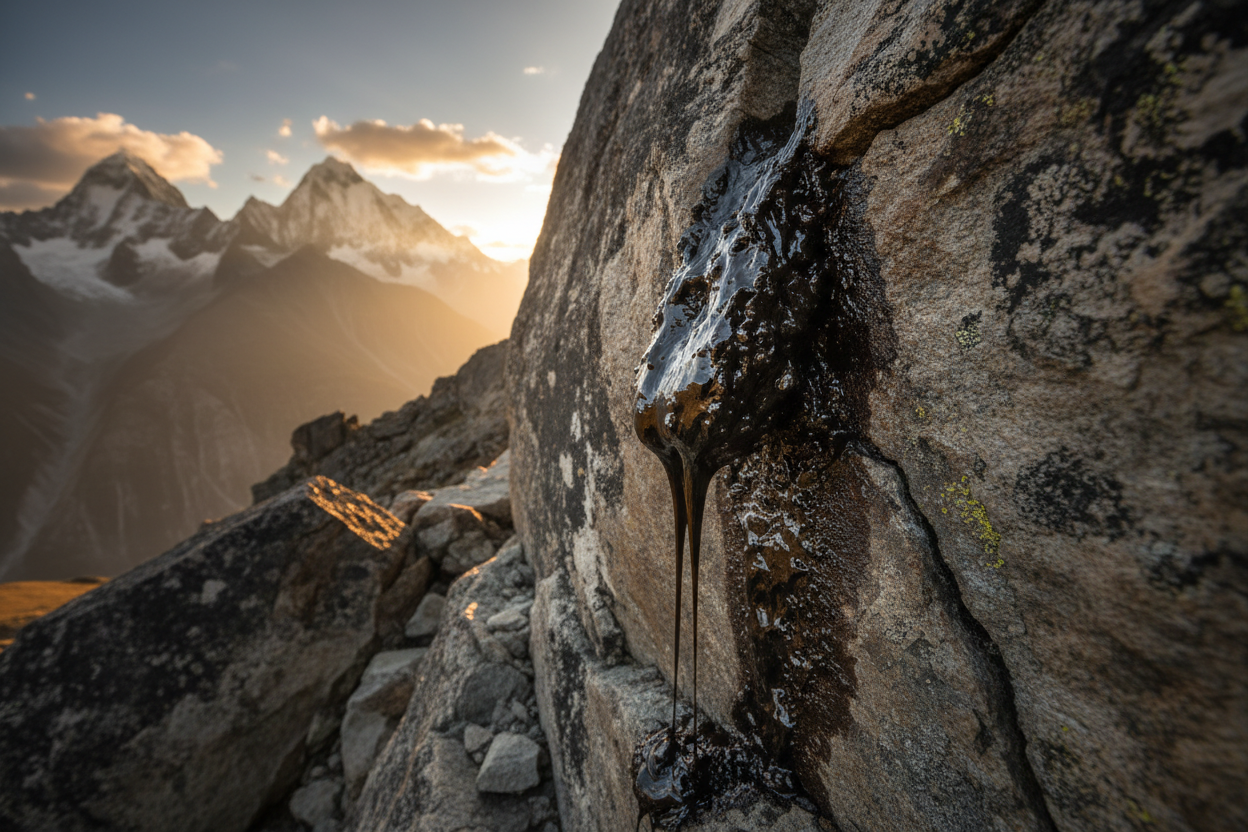 mineralien foto shilajit berge, keine Produkt zeigen 